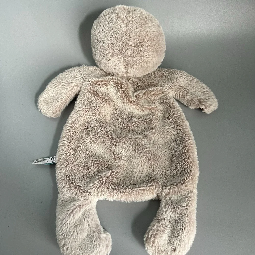 Douglas Baby Sloth Plush Lovey Security Blanket Brown Tan Soft Stuffed Animal